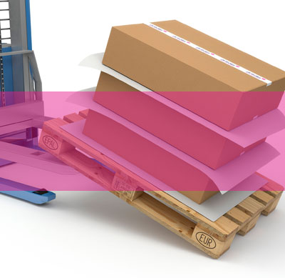 Rutschhemmende Papier für die Ladeeinheiten-Sicherung