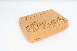 Individuell bedruckbare Lebensmittelverpackung aus 100% Frischfaserpapier und 0% Kunststoff