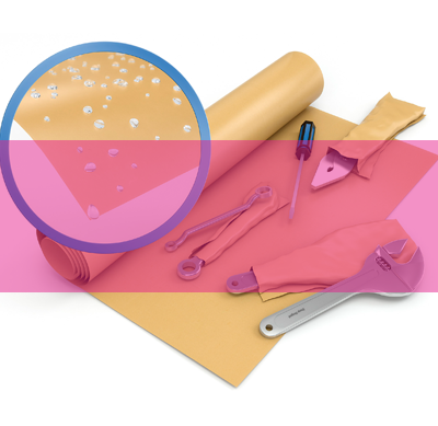 Unser Barrierepapier schützt vor Schmutz, Öl und Feuchtigkeit